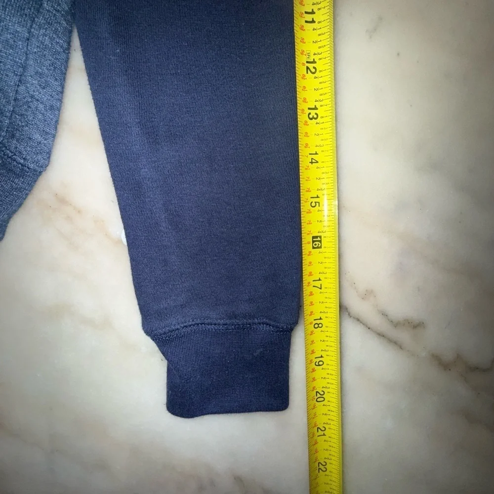 Joe's Kids Boys Colorblock Raglan Sleeve Zip Hoodie Sweatshirt Navy size 6